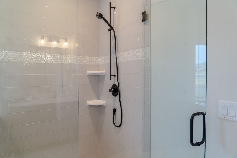 Contemporary Shower with Multiple Fixtures